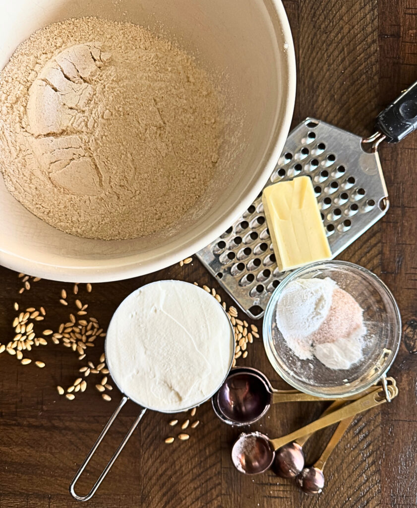 Honey butter biscuits ingredients image