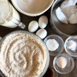Fresh milled flour in a bowl