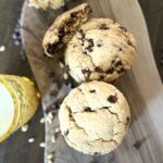 Fresh milled flour chocolate chip cookies