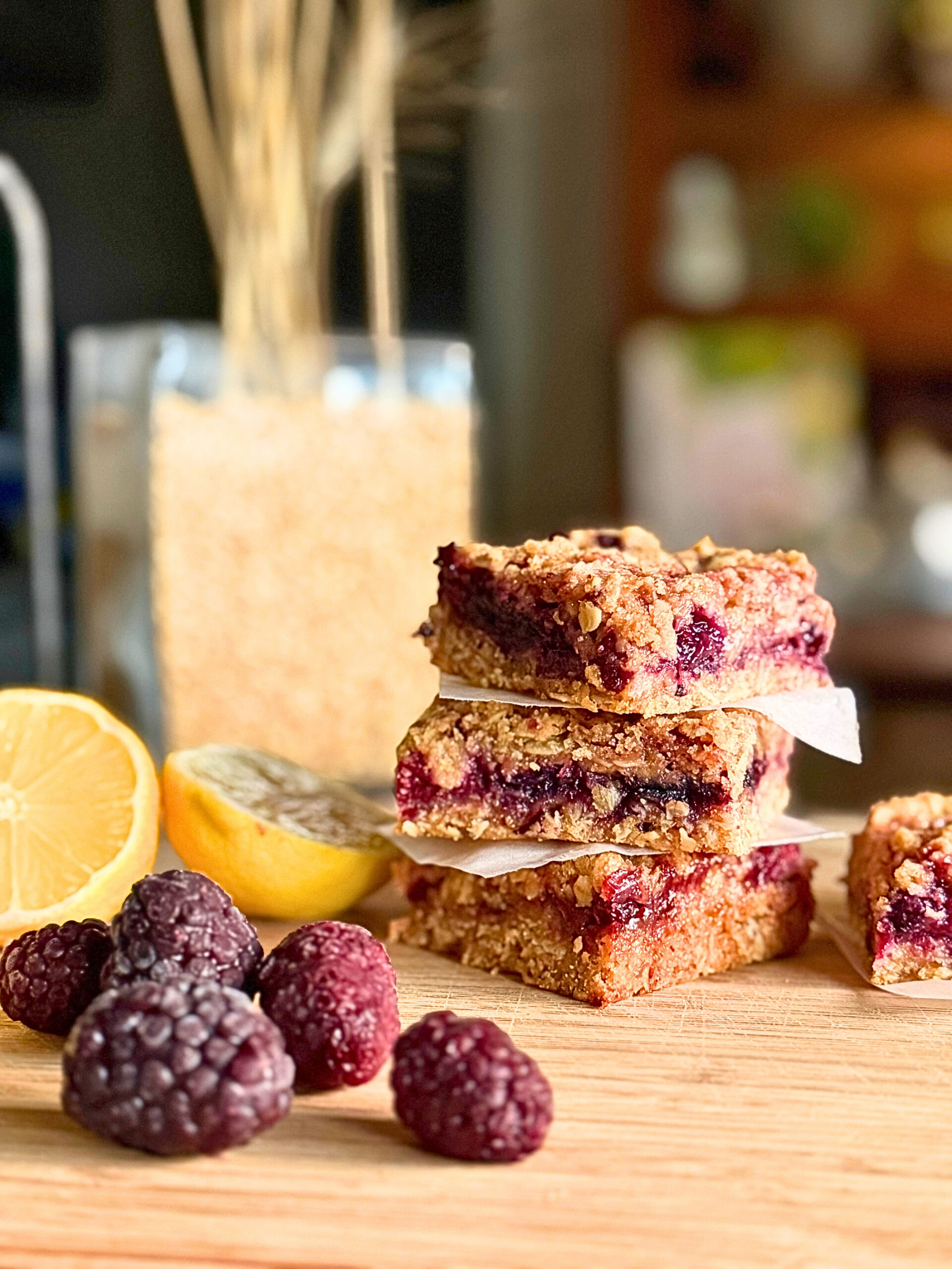 Berry Oat Bars