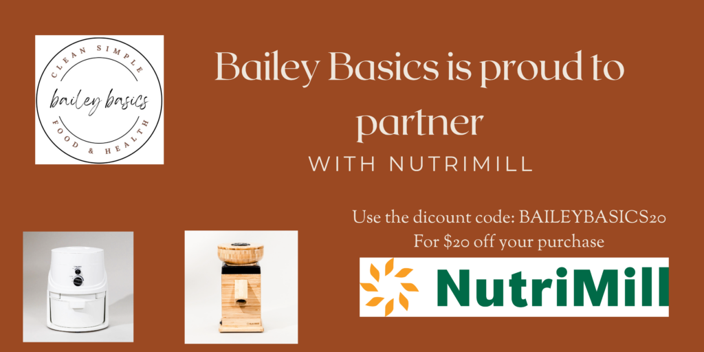 Nutrimill add showing our partnership offering $20 off