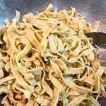 pasta with fresh milled with flour
